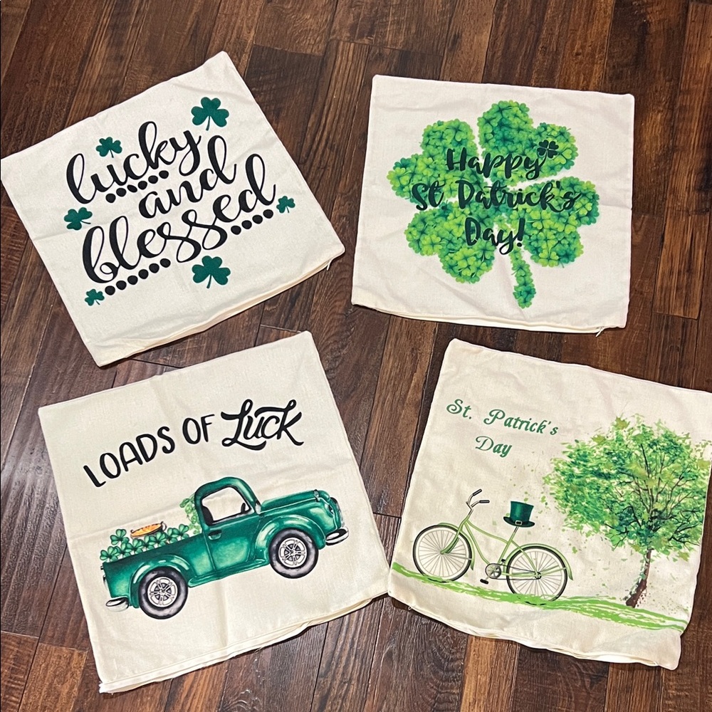 St. Patrick's Day Themed Pillow Covers
